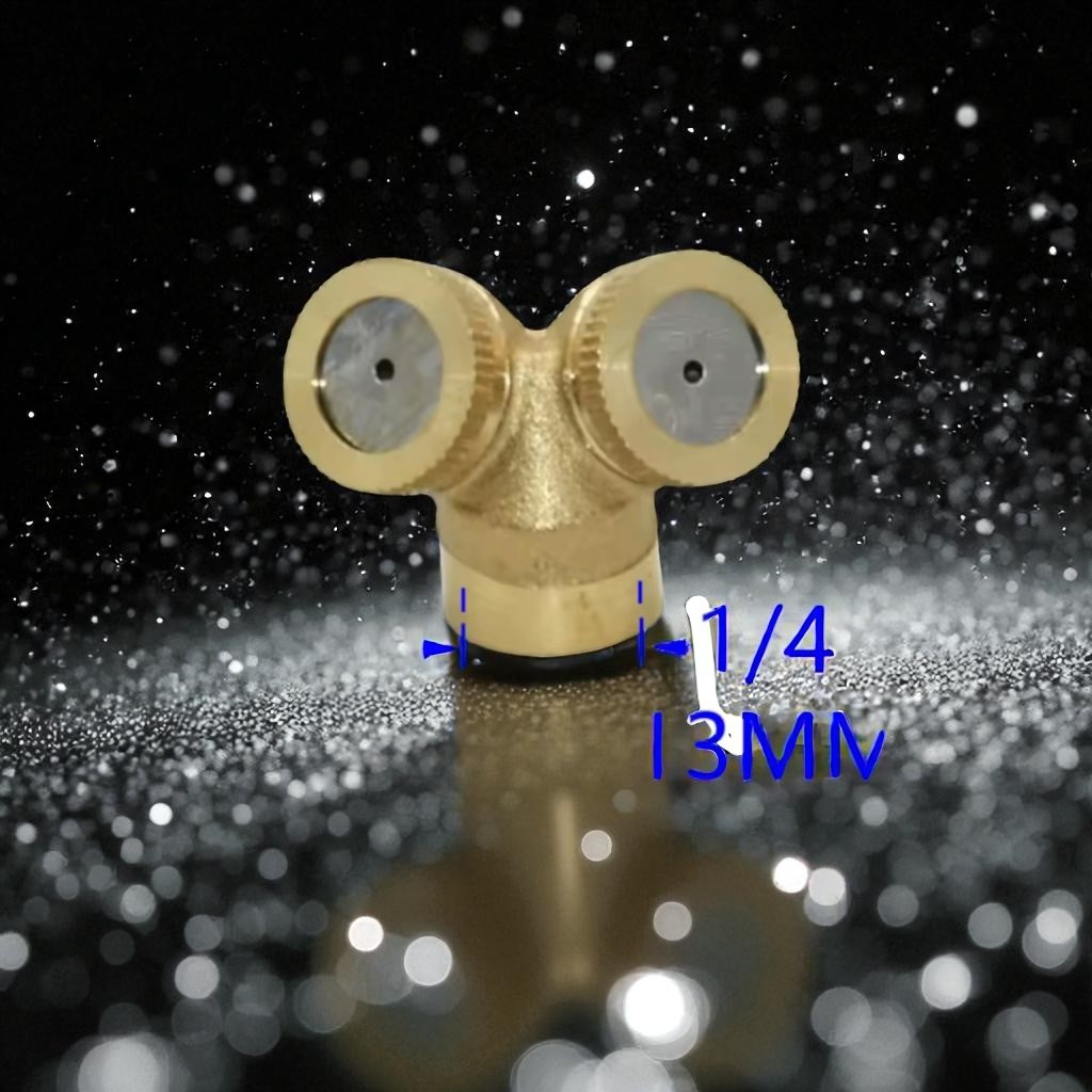 Насадка-распылитель латунная для опрыскивателя 1/4", 1/2", 3/4", регулируемое давление и диаметр распыления.